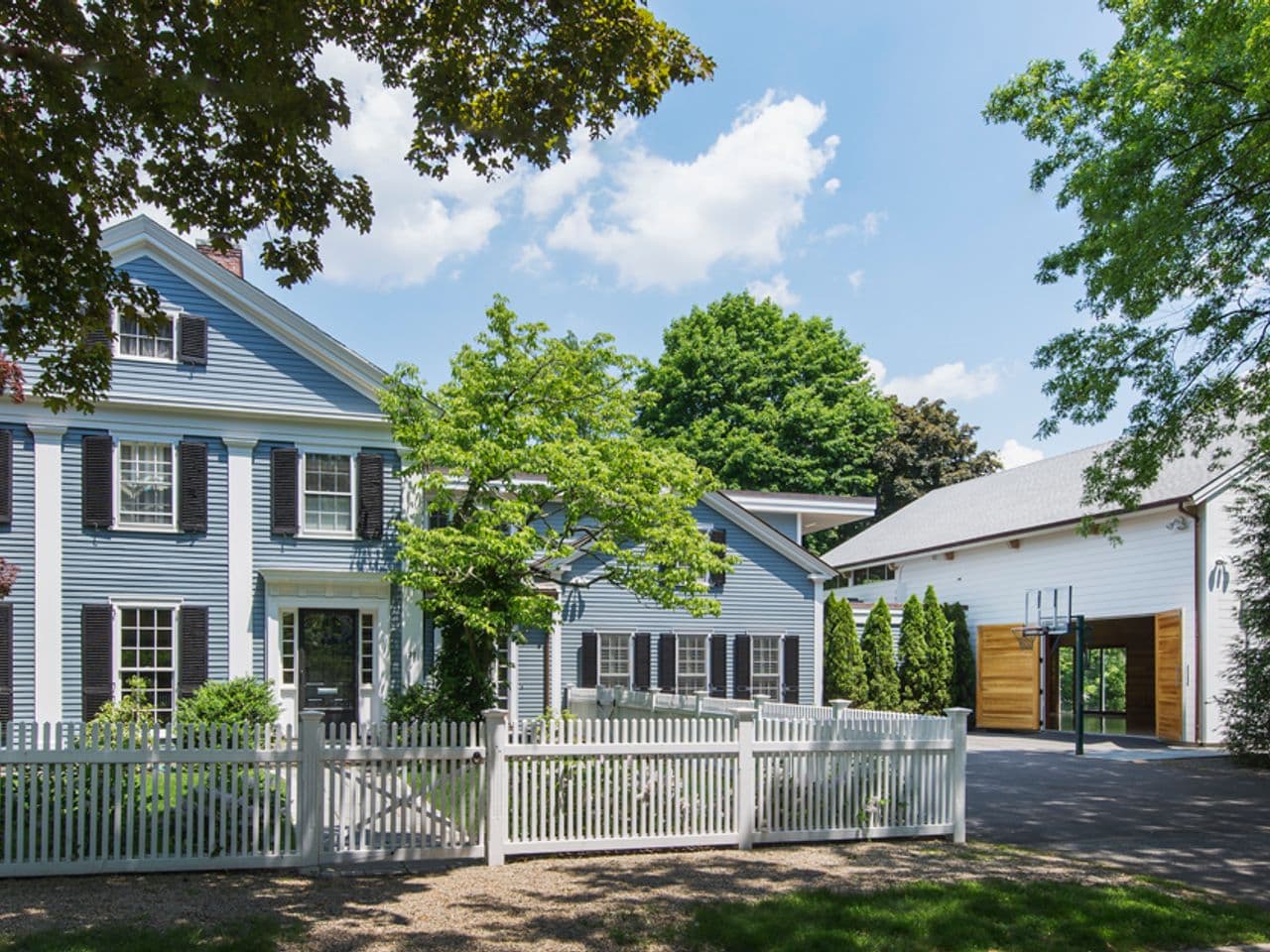 Chestnut Hill Exterior with Fence