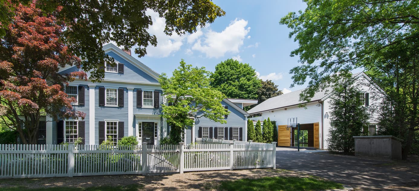 Chestnut Hill Exterior with Fence