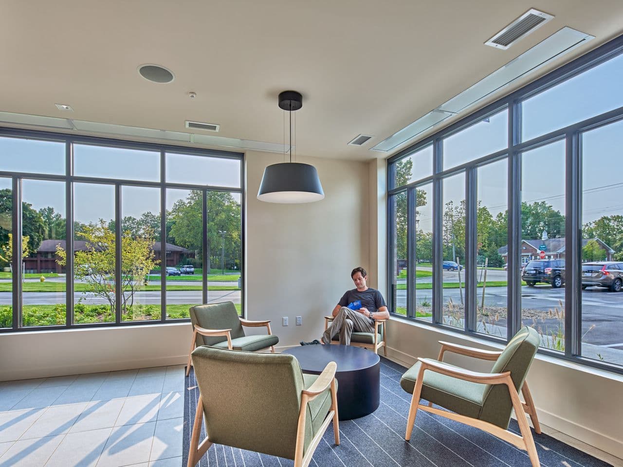 First Community Bank waiting area