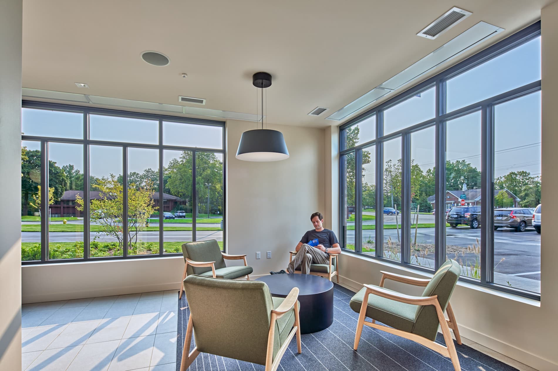 First Community Bank waiting area