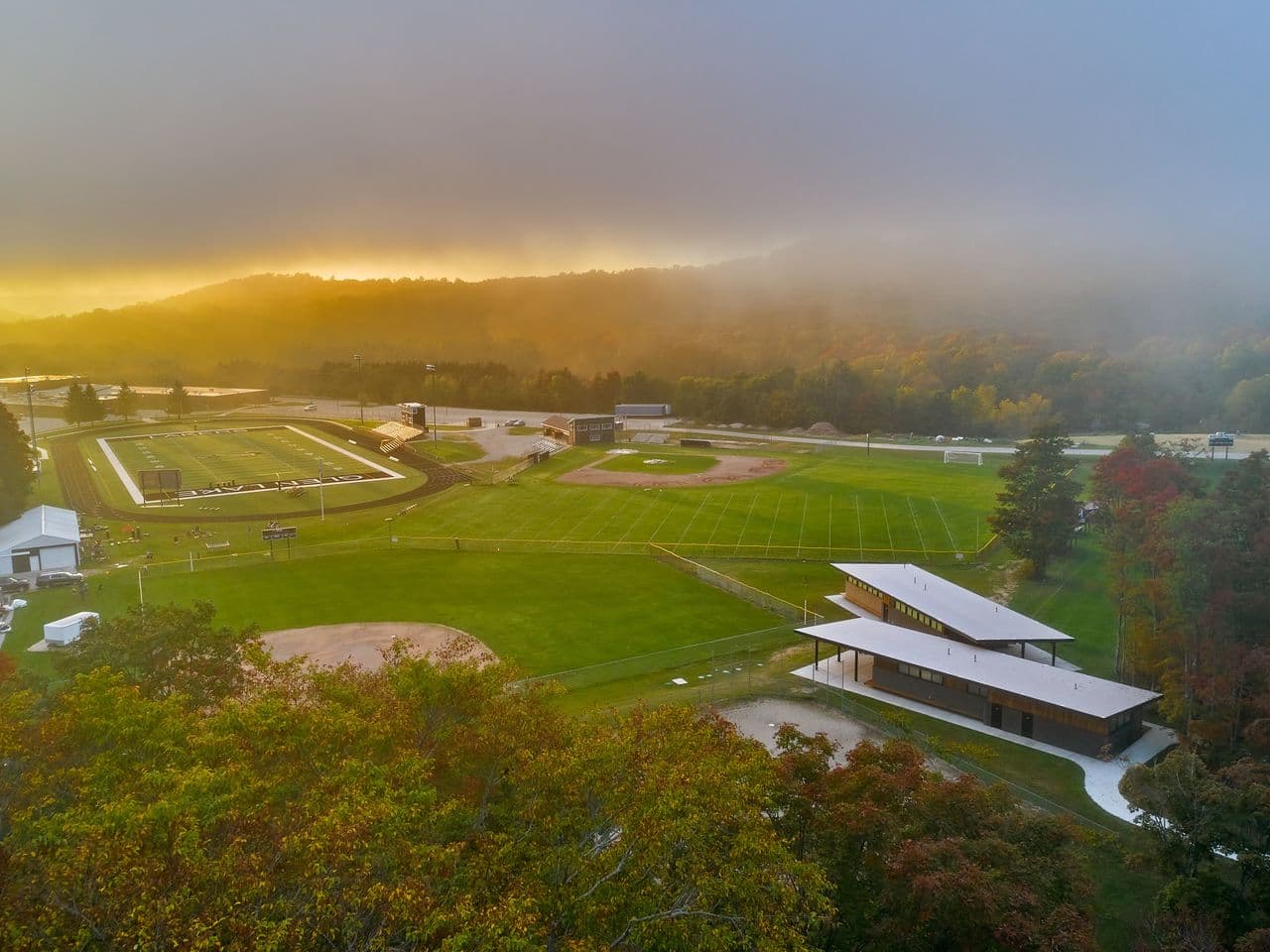 Glen Lake Community Schools Aerial other view