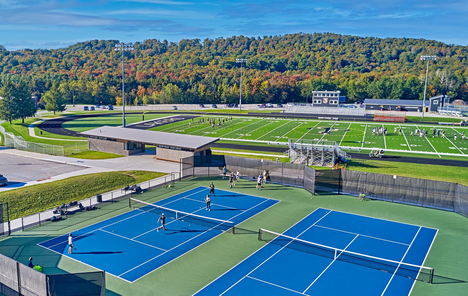 Glen Lake Community Schools Tennis Courts