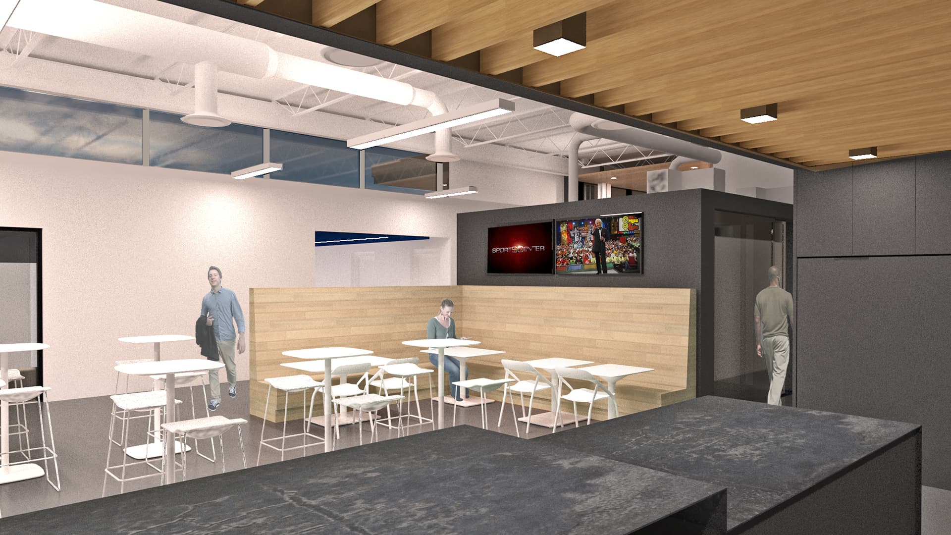 Van Dyken Mechanical Cafe Rendering