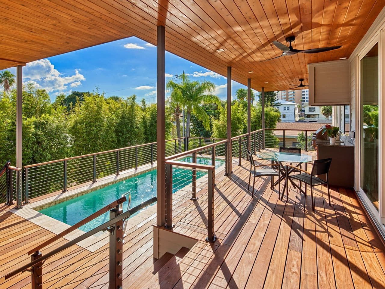 Clearwater Beach pool and deck