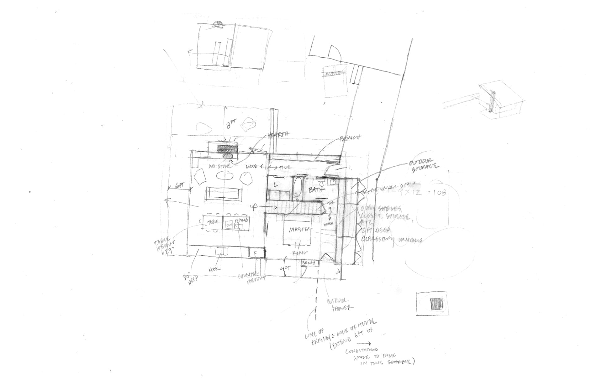 Hamlin Lake floorplan sketch