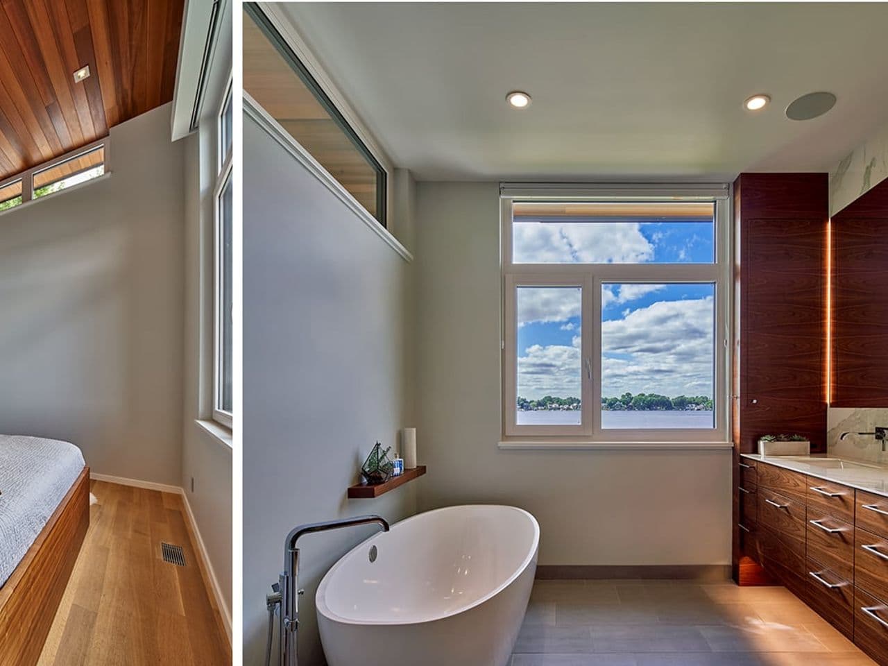 Silver Lake East bedroom and bathroom