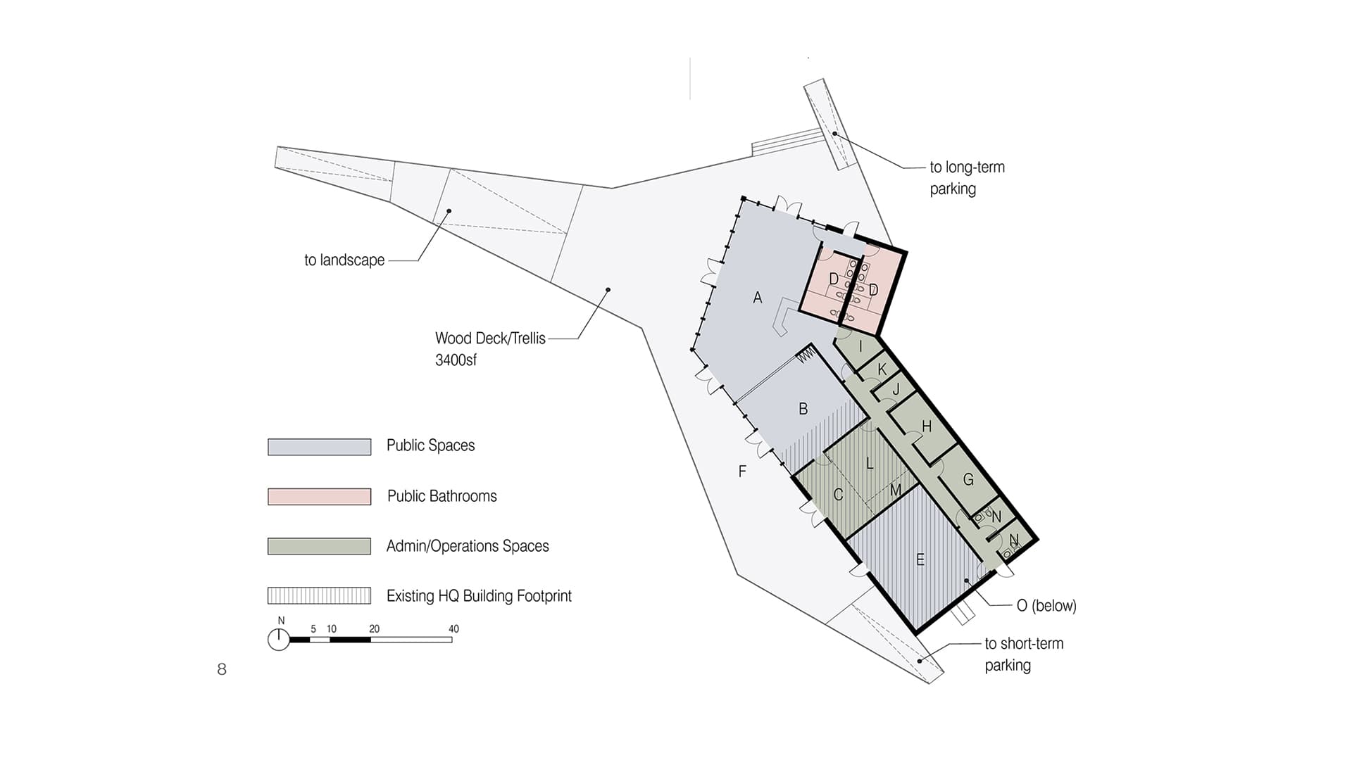 Walden Pond Visitors Center Floor Plan