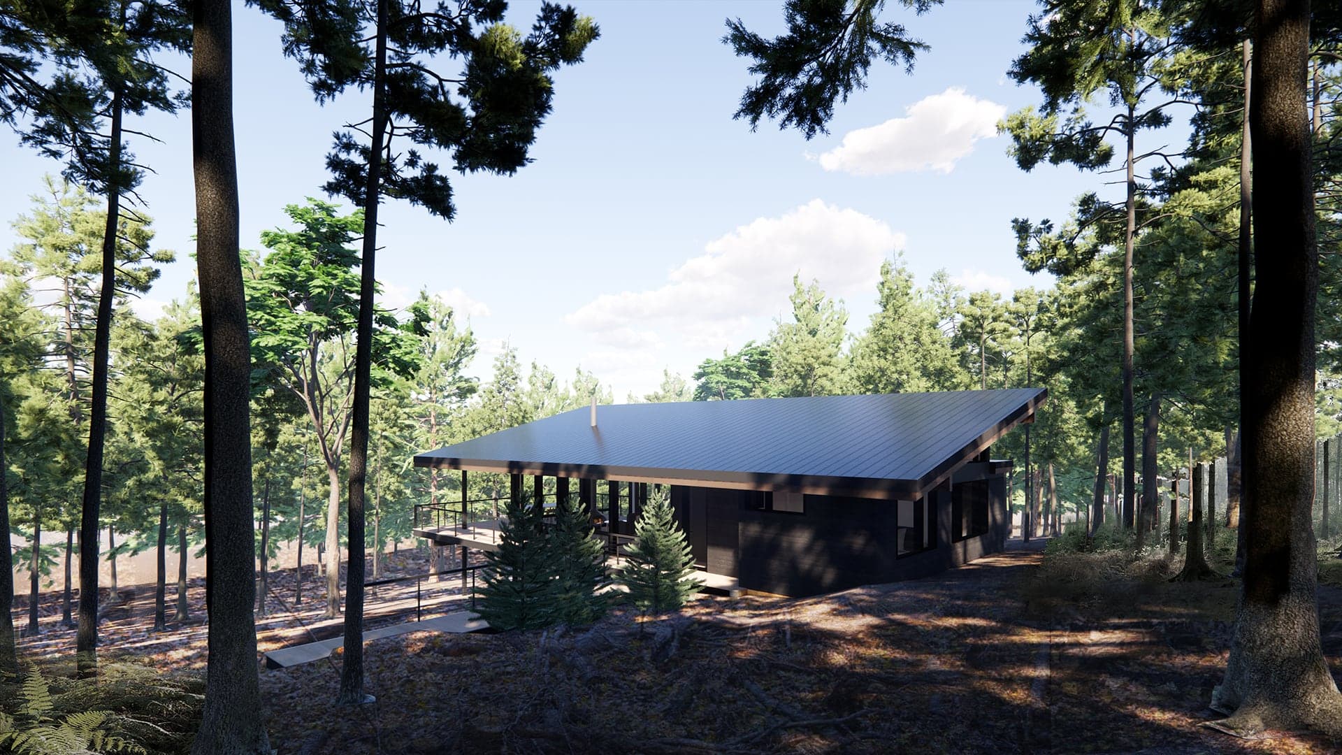 White Mountains Retreat exterior